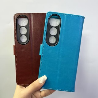 Túi khóa da có thể gập lại VIVO V50LITE V50 LITE, ví dây rút cao cấp và vỏ điện thoại