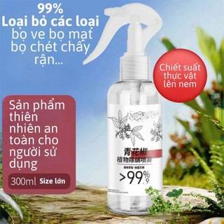 Bình Xịt Diệt Bọ Ve, Bọ Rệp, Mạt Bụi 300ml Xịt Côn Trùng Chiết Xuất Thiên Nhiên Sử Dụng Tới 4000 Lần NGÓI HOME - BXCT02