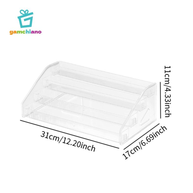 Gamchiano Acrylic Kệ Bảo Quản Để Bàn Hộp Tủ Đa Năng 1 / 64 Đồ Chơi Ô Tô Trưng Bày Cho Nhân Vật Hành Động Thủ Công Văn Phòng