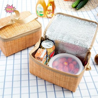 Túi đựng đồ ăn trưa mây di động N & X Hộp đựng thực phẩm giữ nhiệt chống nước Túi đựng đồ ăn trưa.