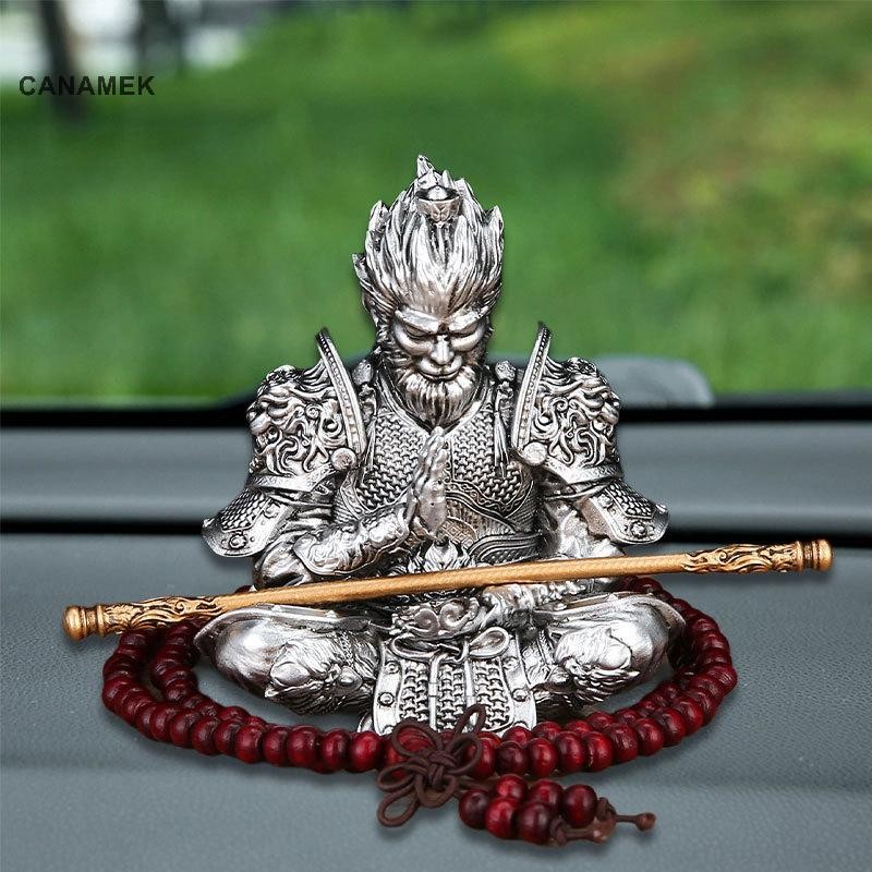 Canamek Thần Đen Tôn Ngộ Không Xe Trang Trí 3D Hình Người Hâm Mộ Quà Tặng 6-10cm CSF