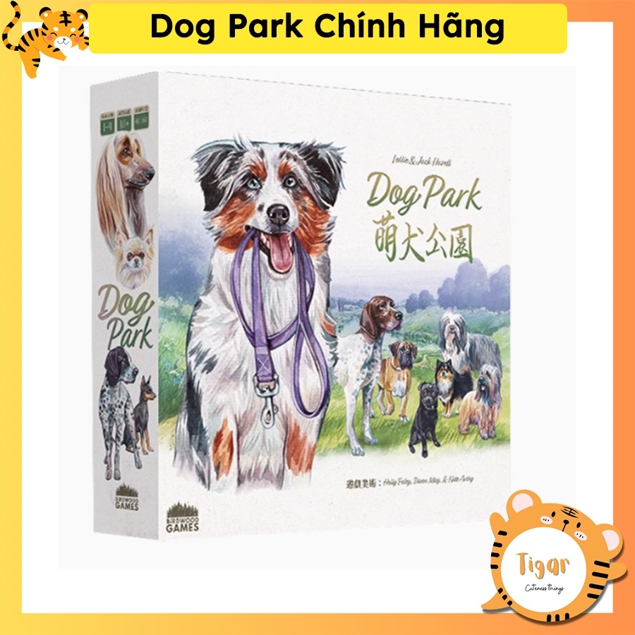 Boardgame Dog Park Game chính hãng bản Trung Engsub Tigar