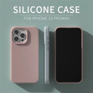 Ốp Điện Thoại Silicon Lỏng Chính Hãng Cho iPhone 16E 15 14 13 11 12 15 Pro Max Mini X XR XS 7 8 SE 2020 Ốp Lưng Chống Sốc