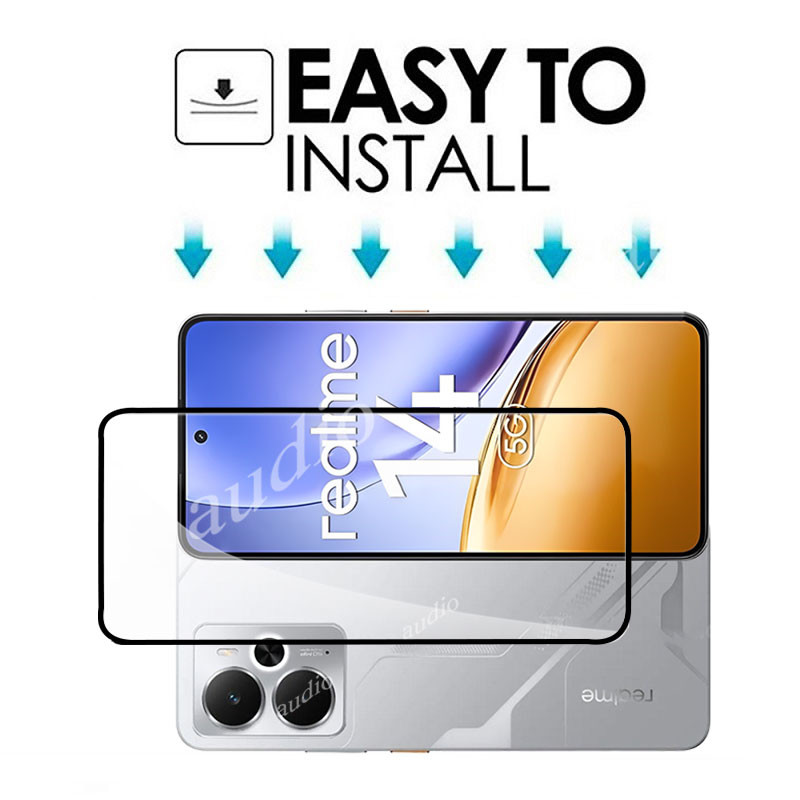 Phim kính cường lực realme 14 14t 5G 2in1 cho realme 14 14t Realme14 realme14t 5G Bảo vệ màn hình Phim ống kính máy ảnh HD mềm cho realme 14 14t realme14t 5G Phim bảo vệ màn hình