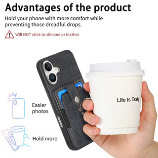 Ốp Điện Thoại Da Cho OPPO Reno 13 12 11 Pro 13F 11F Find X8 X7 Ultra X5 Lite A80 Khe Cắm Thẻ Đàn Hồi (Giữ 3 Thẻ) Giá Đỡ Nhẫn Ốp Lưng Tối Giản