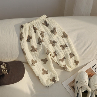 Quần bom xô Muslin chống muỗi cho bé trai, bé gái