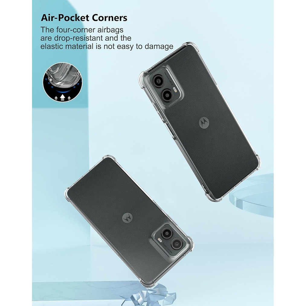 Dành Cho Motorola Moto G 5G 2024 2023 2022 Vỏ Mềm Chống Sốc Pha Lê Gel Trong Suốt TPU Vỏ Chống Sốc