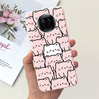 Dành Cho Xiaomi Mi 10T Lite Vỏ Hoa Phổ Biến Đá Cẩm Thạch Mỏng Mềm Mờ Silicon Ốp Lưng Điện Thoại Xiaomi Mi 10i Mi10T Lite