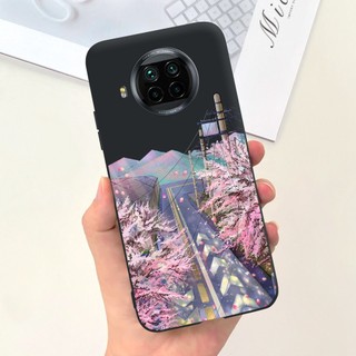 Dành Cho Xiaomi Mi 10T Lite Vỏ Hoa Phổ Biến Đá Cẩm Thạch Mỏng Mềm Mờ Silicon Ốp Lưng Điện Thoại Xiaomi Mi 10i Mi10T Lite