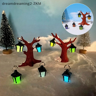 [dreamdreaming] 1 Bộ Đèn Lồng Cây Dạ Quang Trang Trí Retro Đồ trang trí Đèn Nhỏ Micro Trang Trí Phong Cảnh Nhà Búp Bê Thu Nhỏ [zkm]