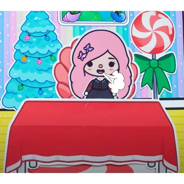 Ngôi Nhà Noel của cô Tiểu Thư tóc Hồng đáng yêu - happyfunny