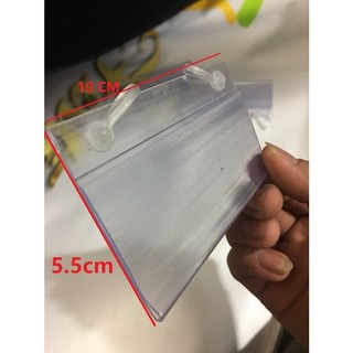 [COMBO] Kẹp tem nhựa ghi giá sản phẩm có khuy bấm chuyên dùng trong shop, siêu thị, cửa hàng.