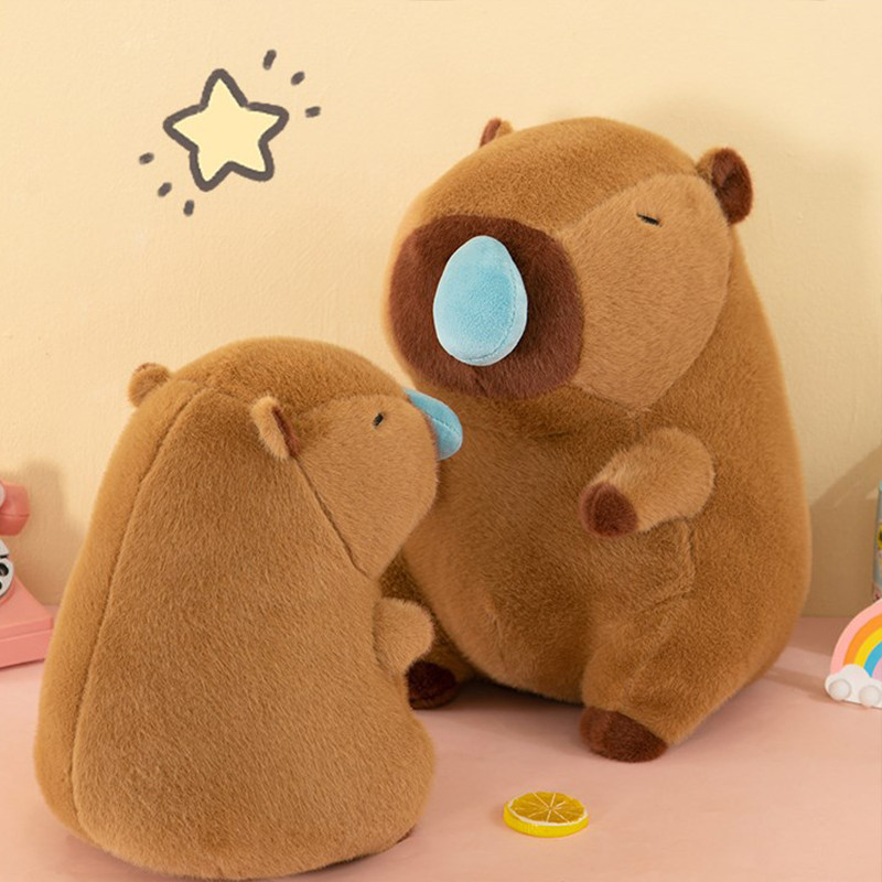 35/45 Cm Capybara Cùng Phong Cách Ngồi Búp Bê Capybara Xấu Xí Dễ Thương Vui Ba Lô Búp Bê Capybara