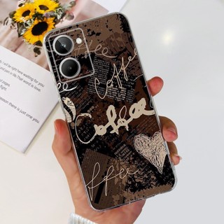 Dành Cho Realme 10 4G Ốp Lưng RMX3630 Mềm Mèo Đáng Yêu Thỏ Gấu Trúc Trong Suốt Silicon Ốp Lưng Điện Thoại Realme 10 Pro RMX3663 Vỏ