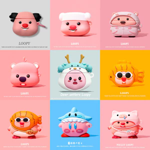 Ốp lưng Loppy nổi tiếng Hàn Quốc cho AirPods thế hệ thứ3 Vỏ tai nghe cho AirPodspro2nd AirPods1 / 2 / 3 / Pro2