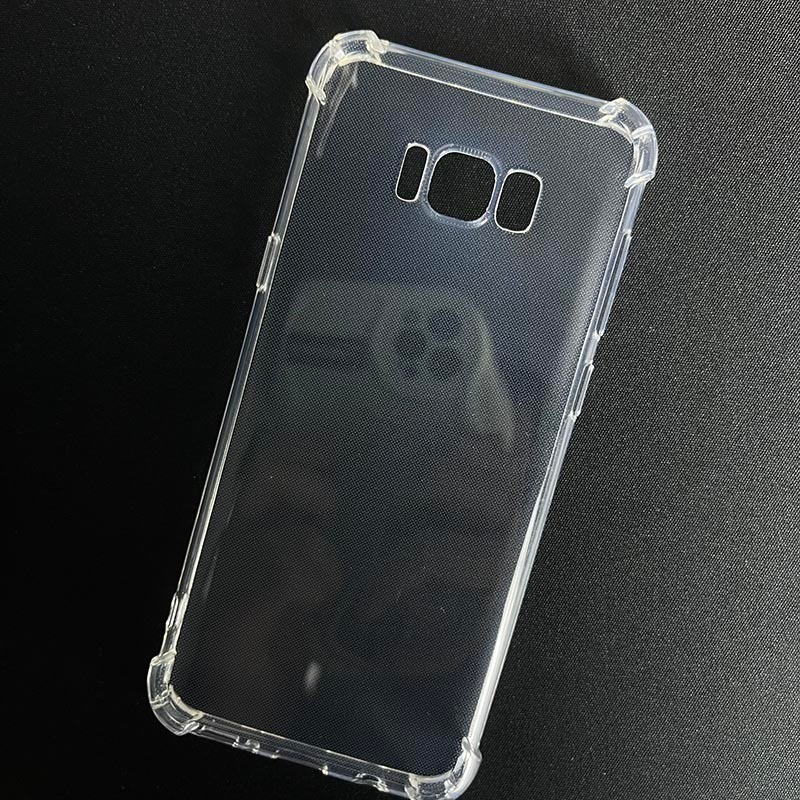 Ốp lưng Samsung S8 Plus / S8 / S8+ silicon trong suốt dẻo cao cấp chống sốc viền vuông bảo vệ cam