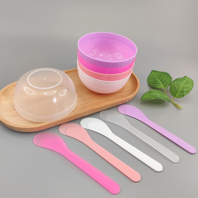 Dụng cụ làm đẹp Mặt nạ Hai Bộ 2 món Ứng dụng Spa Mặt nạ Bát Stick Set Mask Stick Bát nhựa