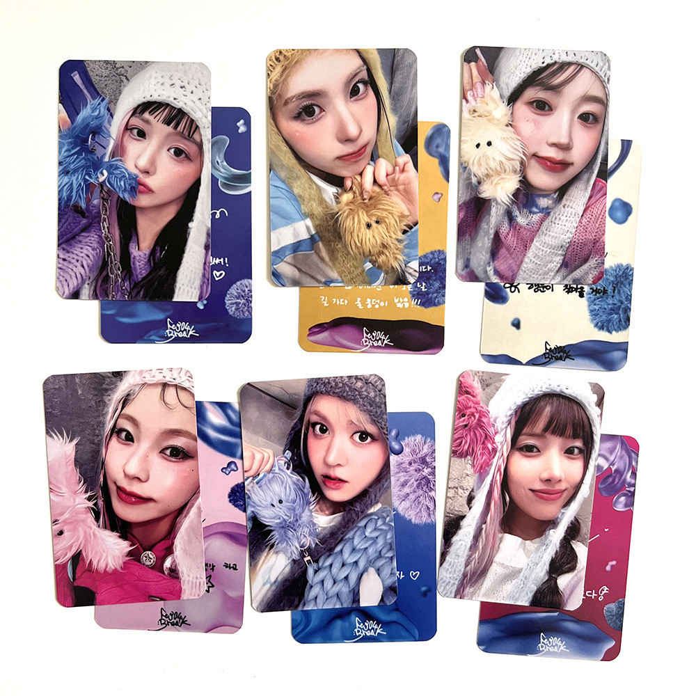 6 Chiếc NMIXX Photocards Fe3O4: Album BREAK DASH Lomo Cards LILY HAEWON SULYOON BAE JIWOO KYUJIN Bưu Thiếp Kpop YM