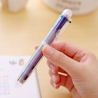 [6 Ngòi] Bút Gel Bút Bi Nước Mực Gel 6 Ngòi Trong Suốt Khô Nhanh Ngòi 0.5mm, Mực Đều, Nét Chữ Đẹp - Bút Mực Gel