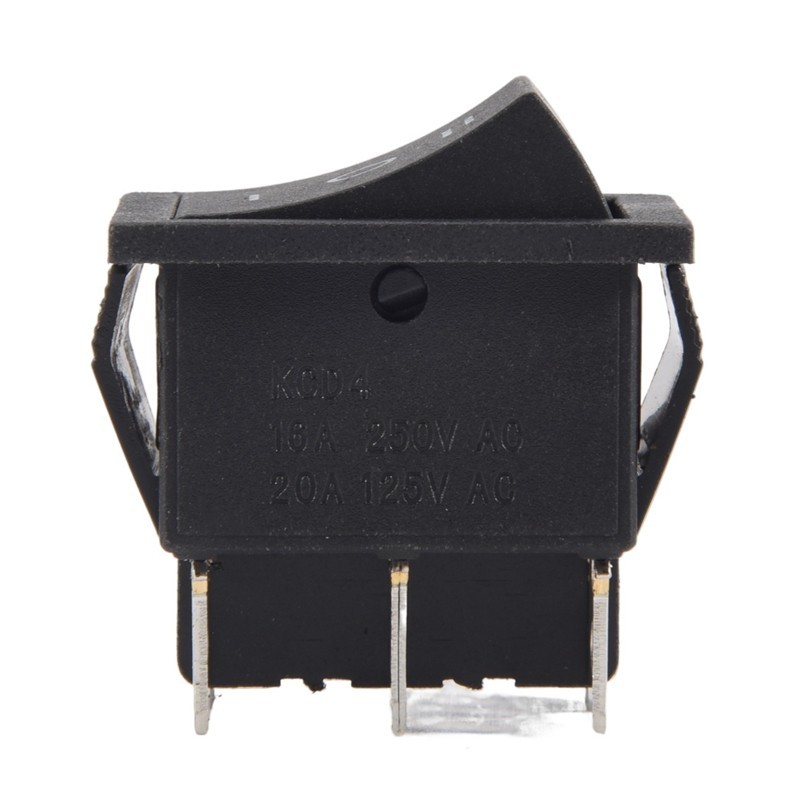 6 đầu cuối 3 vị trí BẬT / TẮT / BẬT DPDT Thuyền Rocker Switch 16A 250VAC 20A 125VAC