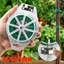 PWSSEND 1 Dây sắt bó cây, Dây buộc xoắn trong vườn 20 / 30 / 50 / 100M đa chức năng, Dây cáp sắt Dây buộc dây Dây buộc dây tự cắt Dây leo cây có thể tái sử dụng