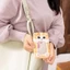 HT3 Dễ Thương Mướp Mèo Sang Trọng IC Thẻ Quà Tặng Cho Bé Gái Túi Mặt Dây Chuyền Móc Khóa Xe Buýt Trường Tàu Điện Ngầm Thẻ Bao Bảo Vệ T
