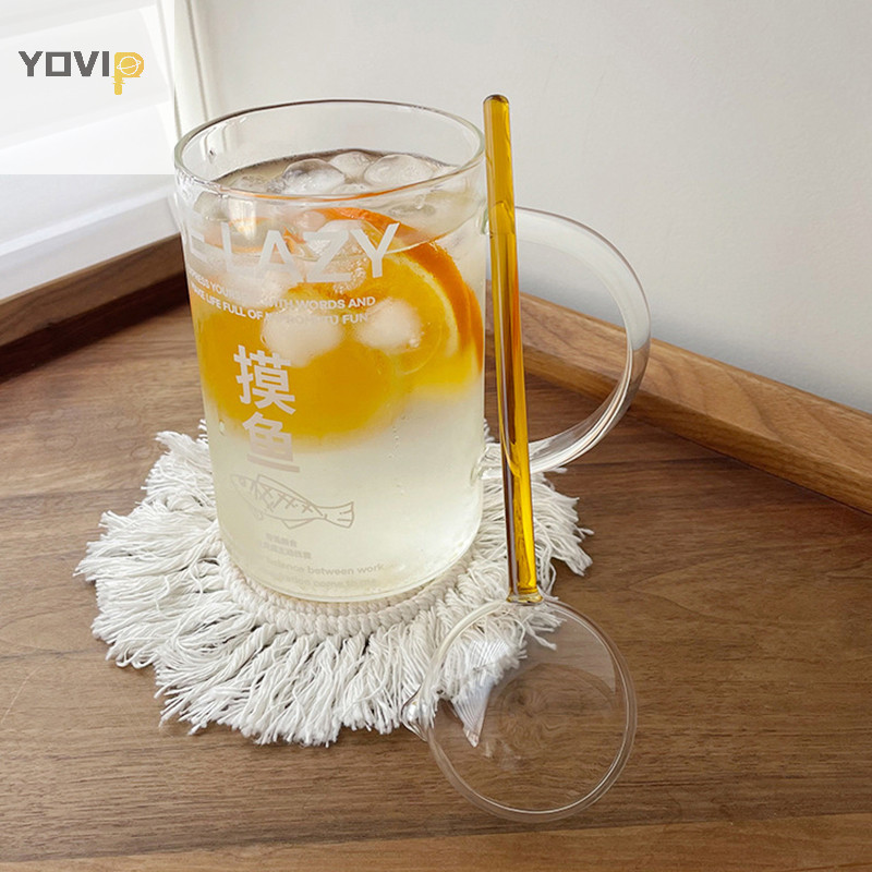 Yovip Borosilicate Thìa Thủy Tinh Có Tay Cầm Dài Trong Suốt Nước Sốt Chịu Nhiệt Thìa Canh Có Vòi Thìa Tráng Miệng Nhà Bếp Thanh Đảng VN
