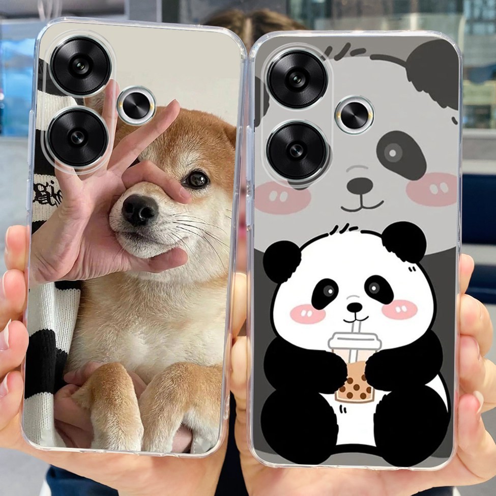 Ốp lưng Redmi Turbo 3 thẩm mỹ hình con mèo dễ thương Vỏ điện thoại TPU mềm chống sốc Redmi Turbo 3 Ốp lưng trong suốt