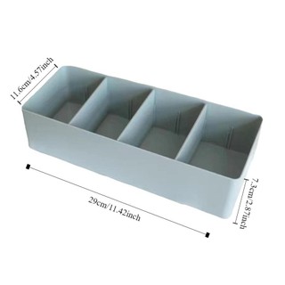 Hộp lưu trữ máy tính để bàn MEGOCE, Giỏ đựng mỹ phẩm bền bằng nhựa, Hộp đựng đồ đa năng phân vùng có thể tháo rời