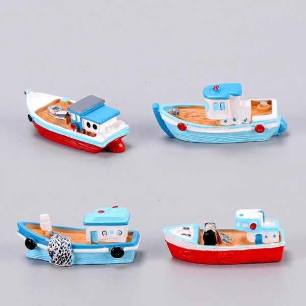 Tàu Thuyền Đánh Cá - Trang Trí Tiểu Cảnh