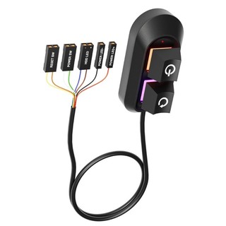 MIS Máy Tính Chuyển Đổi Nguồn Bên Ngoài Nút Nguồn PC Bo Mạch Chủ Nút Nguồn Cho Chỉ Báo Ổ Cứng