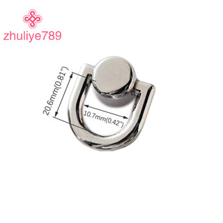 < zhuliye789 > Túi Kim Loại Đinh Tán Khóa Móng Tay Nút Túi Xách Thắt Lưng Móc Treo Da Thủ Công Túi Hành Lý Khóa Tong Snap Phần Cứng Accessorie