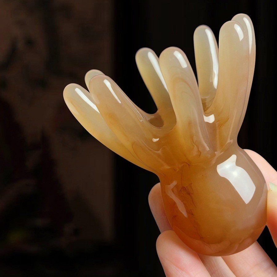 Cây massage da đầu hình bạch tuộc giúp thư giãn, kích thích tuần hoàn máu