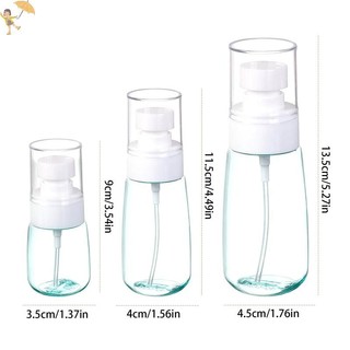 [Gou] 30ml / 60ml / 100ml Fine Mist Chai Nhựa Bottl Lotion Pump Du Lịch Nước Hoa Chai Nước Đổ Lại VN