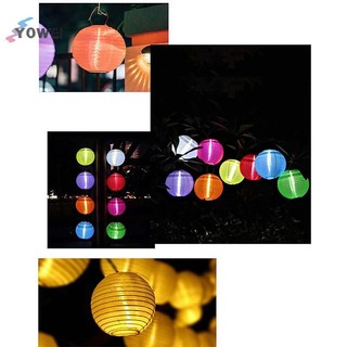 Yuwei 12 Inch Chống Nước Chạy Bằng Năng Lượng Mặt Trời Đèn Lồng Trung Quốc Đèn LED Trang Trí Ngoài Trời Bóng Đèn Năng Lượng Mặt Trời Đèn Lồng Trang Trí Tiệc VN