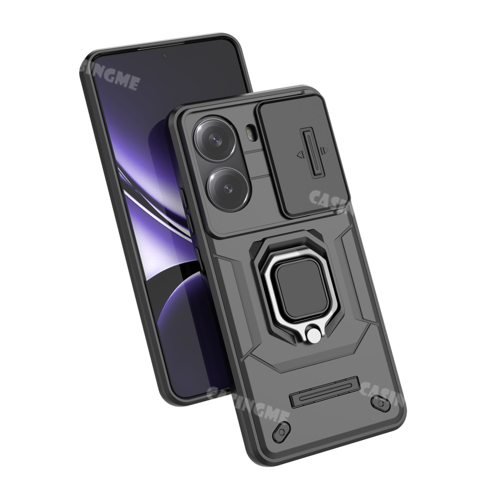 Dành Cho Poco X7 Pro 5G Ốp Lưng Bảo Vệ Ống Kính Cửa Sổ Trượt Vỏ Cho PocoX7 Pro Poco X7Pro PocoX7Pro 5G 2025 Ốp Lưng Giáp Chống Sốc Vòng Silicon Đứng Vỏ Điện Thoại