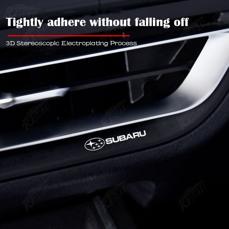 4 Subaru Kim Loại Xe Logo Dán Đẹp Sửa Đổi Huy Hiệu Trang Trí Ô Tô Phụ Kiện Cho BRZ Forester Legacy Outback WRX WRX STI Impreza XV