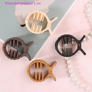 {FH Fashion} 1 Kẹp Móng Vuốt Cố Định Đuôi Ngựa Cao Kẹp Tóc Tròn Nữ Đuôi Ngựa Cao Cố Định Hiện Vật Chống Chảy xệ Kẹp Tóc Nhỏ Sau.