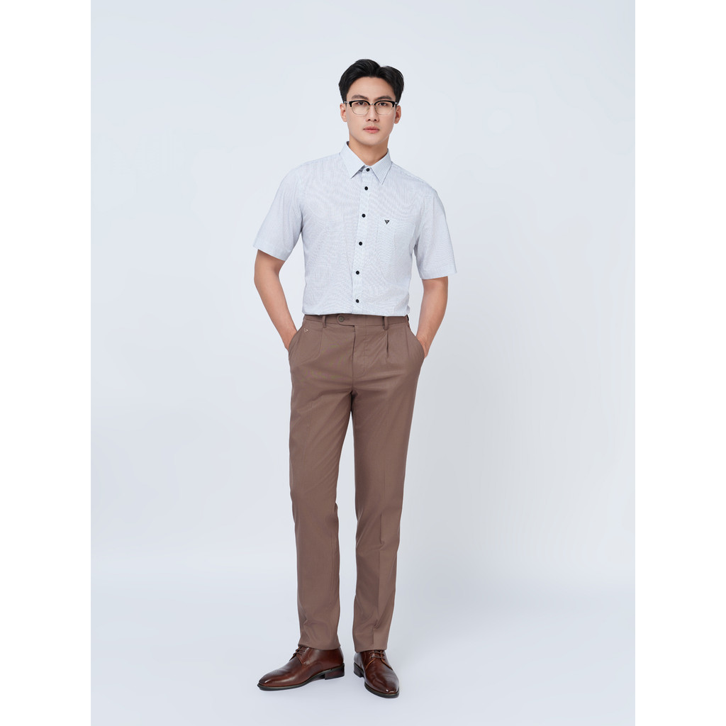 Quần tây 1 ply VIETTIEN vải poly phom REGULAR VT00000340
