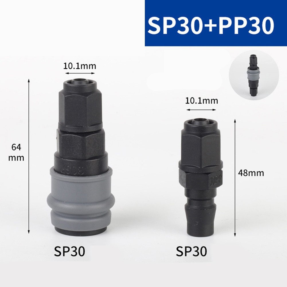[Cosyh] SP + PP SH + PH SF + PF SM + PM Phụ kiện khí nén loại C Đầu nối ống PU tự khóa
