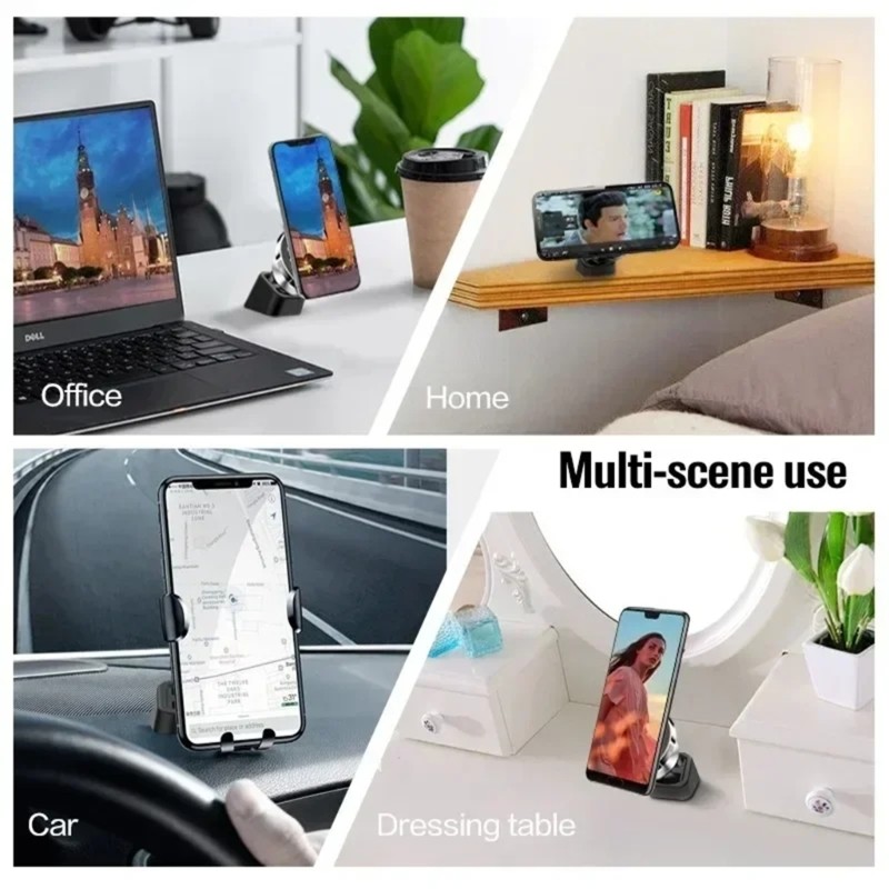 Cinna Giá đỡ điện thoại gắn cửa gió điều hòa ô tô, kẹp bảng điều khiển
