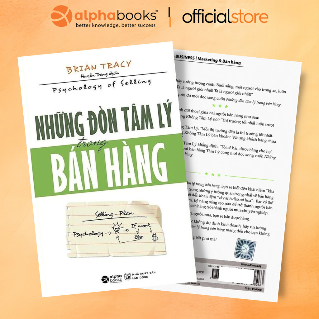 Ảnh Sách - Những Đòn Tâm Lý Trong Bán Hàng (Alpha Books) 1