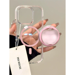 Ốp điện thoại giá đỡ từ tính mờ Dopamine sang trọng cho iPhone16 15 14 13 Pro Max Bảo vệ Camera chống sốc Vỏ cứng chống rơi