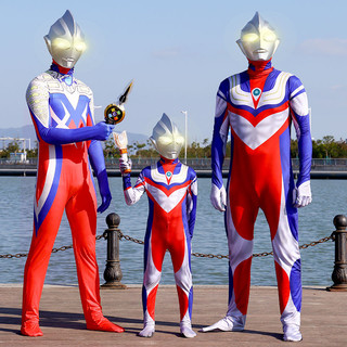 Diga Ultraman trang phục cộng với kích thước Quần áo trẻ em Đồ chơi sinh nhật Bé trai cos Trang phục trực tiếp Trang phục biểu diễn Ultraman Deca cosplay plus size quần áo trẻ em20250317