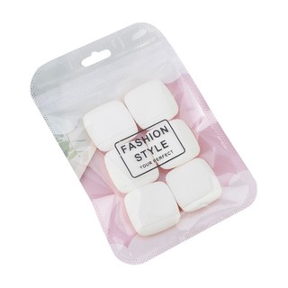 Puff trang điểm vuông Jay 6 miếng Thích hợp cho ngoại hình hàng ngày và những dịp đặc biệt