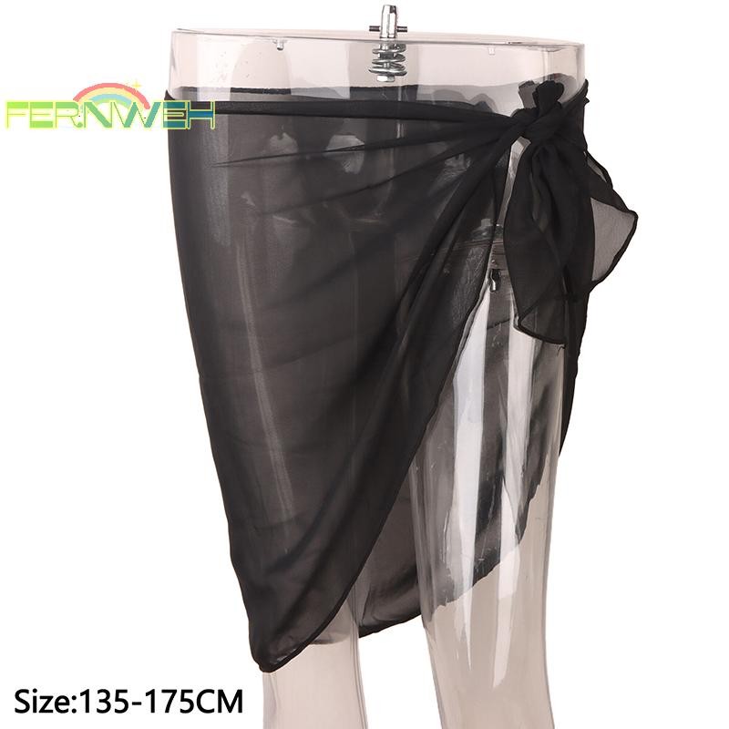 [Fernweh] Váy voan ngắn sarong dành cho nữ Váy không có Bikini Đồ bơi đi biển Bộ đồ tắm Bọc váy cho đồ bơi Mùa hè che đậy [MỚI]