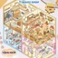3D Sticker Phong Cảnh Bộ 3 Miếng Hình Dán Đa Tầng Chống Nước – Chủ Đề Dễ Thương / Dán Sổ / DIY Trang Trí