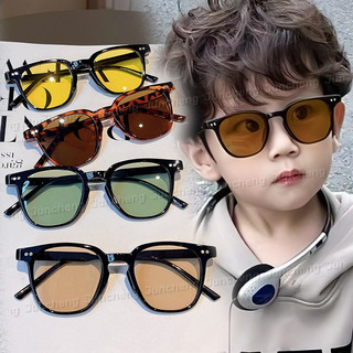 Thời Trang Hàn Quốc Trẻ Em Dễ Thương Khung Nhỏ SunGlasses Cho Bé Trai Và Bé Gái Bóng Vuông Cho Trẻ Em Ngoài Trời Chống Tia Uv 3-12 Tuổi