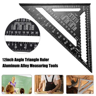 Thước ke góc vuông hợp kim nhôm 30cm – Thước đo tam giác chính xác