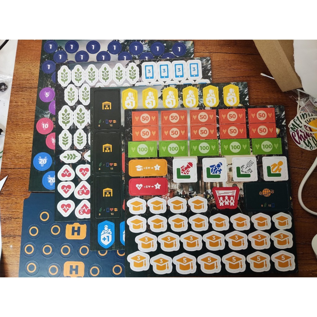 [Có Bản Việt Sub] Top Boardgame Hegemony + 2 bản mở rộng full expansion Cuộc chiến giai cấp Tigar